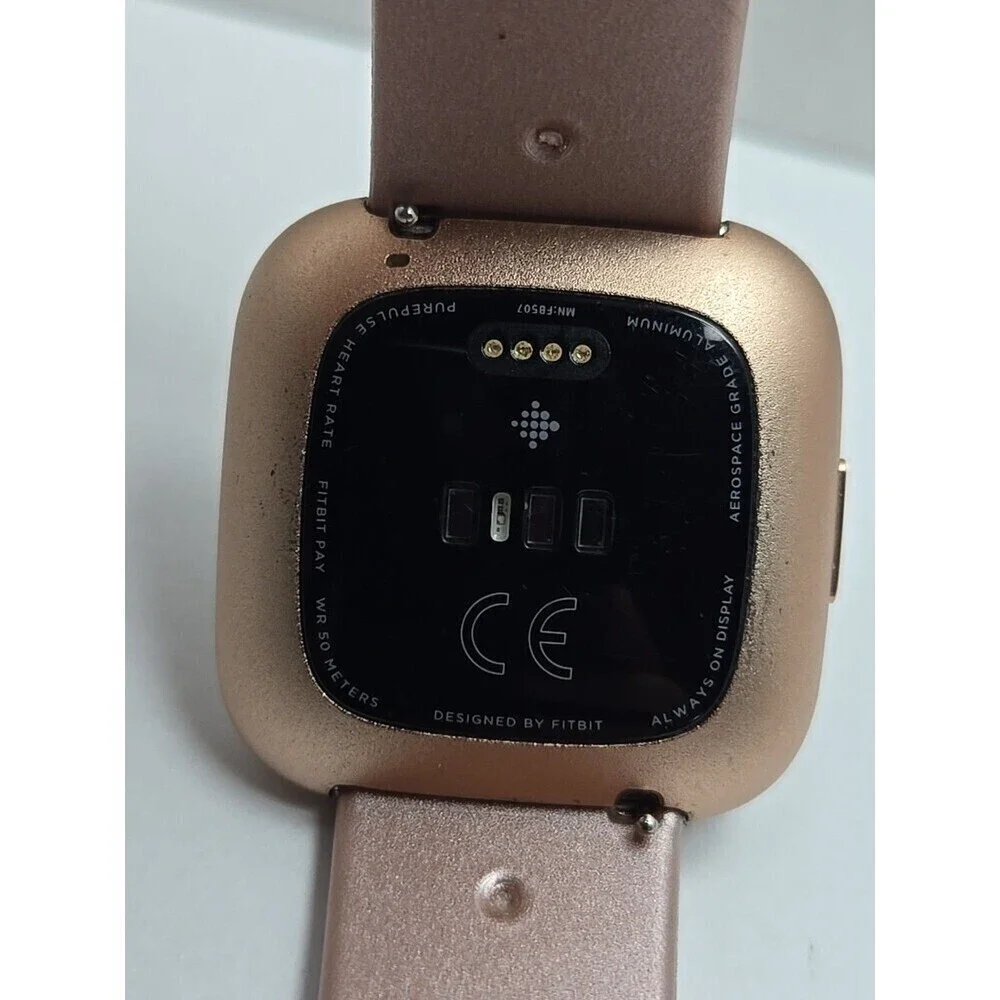 Fitbit Versa 2 Smartwatch Pink 40mm Alexa WR50M Always On Display No Charger